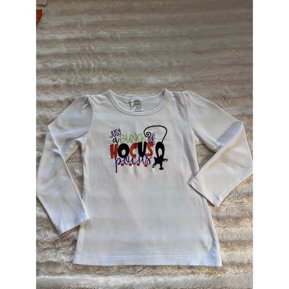 Girls Embroidered Long Sleeve Halloween Top Size 4 - Picture 1 of 10